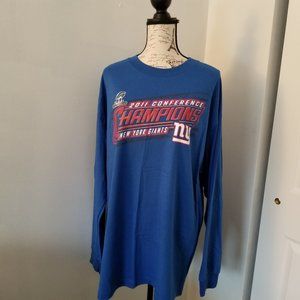 NWOT NFL NY Giants XL Long Sleeve Shirt